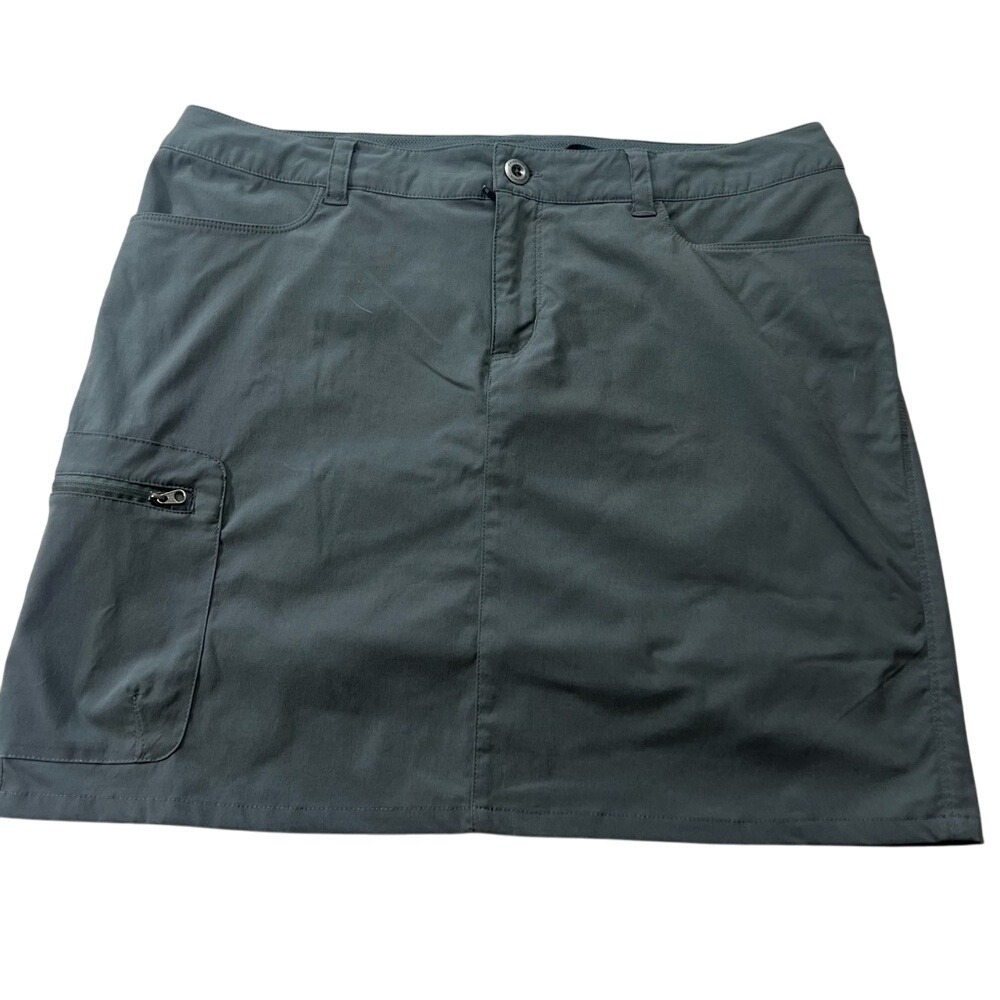 Patagonia Active Casual Outdoor Hiking Skirt olive green‎ Size 10